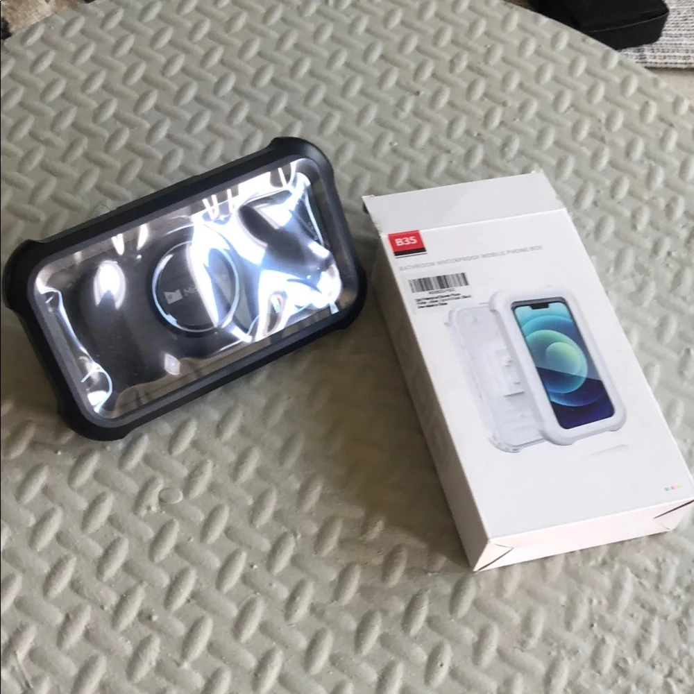 B35 Black Waterproof shower kitchen boat Phone Case